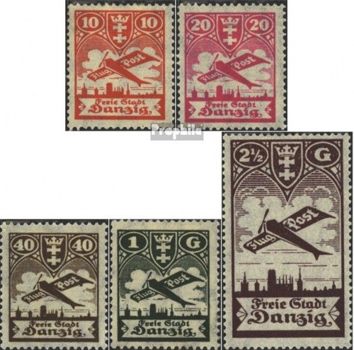 Briefmarken danzig 1924 - 1924, mi