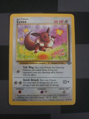 Pokémon karte evoli 64 - pokémon, 51/64