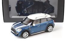 1:18 Kyosho Mini Cooper S Countryman F60 Island blue/ white DEALER VERSION