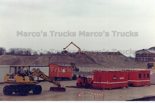 Lkw foto mobile excavator - foto, gelb