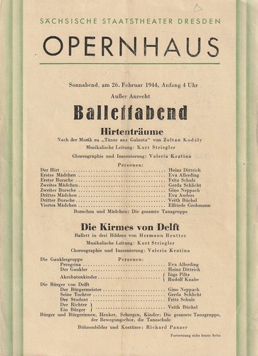 Programmheft ballettabend - programmheft,