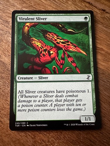 Virulent sliver virulenter - /,