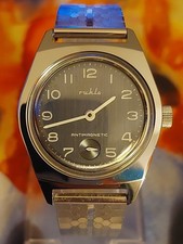 Ruhla Herrenuhr Neuwertig,NOS,Kal.M24 Stiftanker 1960er Handaufzug DDR vintage!