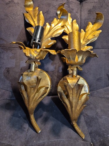 Goldene wandleuchte aus den - wandleuchte,