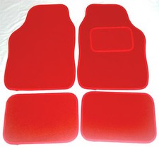 Red Car Mats For Peugeot 206cc
