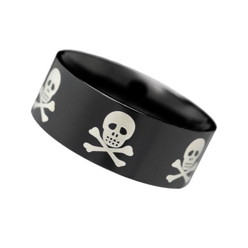 Totenkopf ring schwarz - ring,