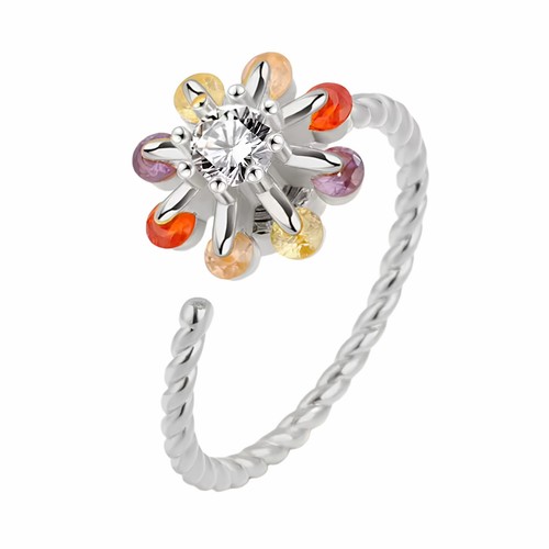 Mehrfarbiger blumen spinner - mehrfarbiger,