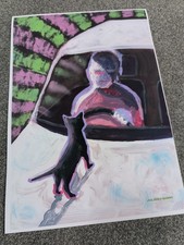 Katze Konfrontation Gemälde