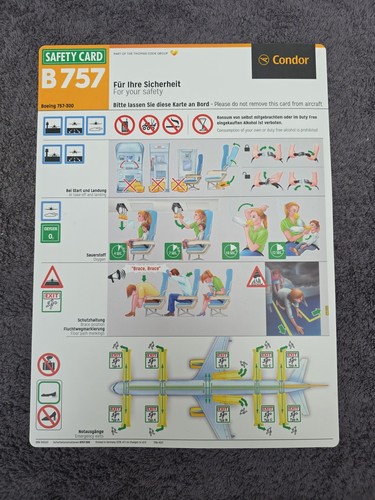Safety card condor - safety,