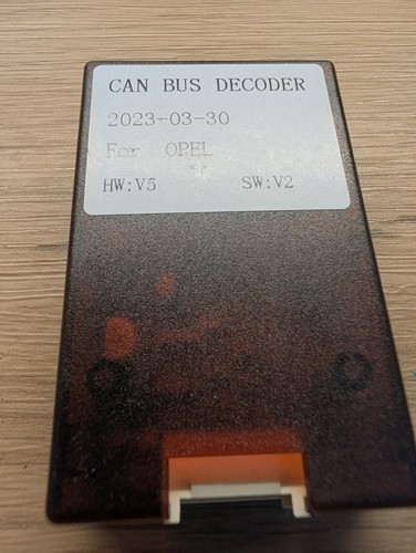 Can bus decoder opel - can,