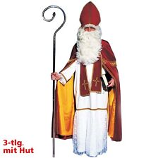 KarnevalsTeuel Bischof Kostüm Samt Nikolaus hochwertig weinrot edel 12289013