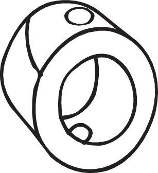 Bosal 255 267 - gummiteil, für