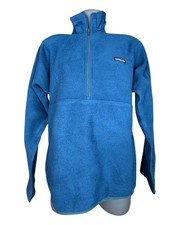 Patagonia Fleece Half Zip Pullover blau Größe M