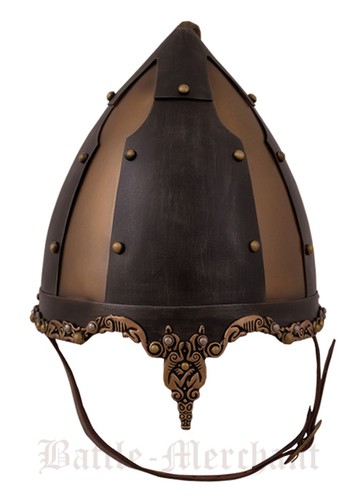 Rus helm mit pferdehaarbusch - rus-helm,