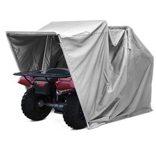 Defekt: Zeltgarage / Faltgarage für Motorräder und Quads/ATVs XXXL grau