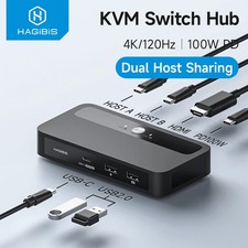 Hagibis USB-C KVM Switch 4K