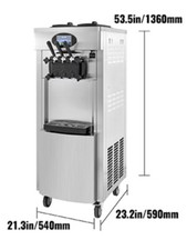 Vorkühlung Softeismaschine Eismaschine 20-28 L/h Speiseeismaschine Eiscreme 