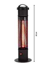 Bordeaux Turm Terrassen Außen / Innen Innen Heizkörper 1200W