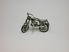 OLDTIMER  MOTORRAD MINIATUR aus 925er Silber