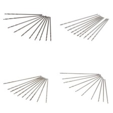 10 Stück 0,5–0,9 mm HSS