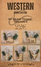 Western Cookie Cutter 5er Set