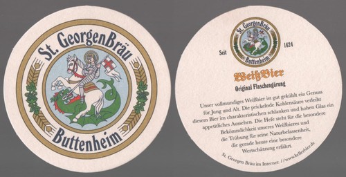 Bierdeckel georgen bräu - bierdeckel, st.georgen