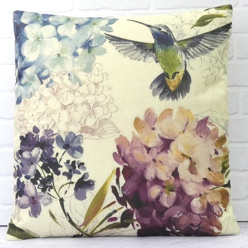 Kolibri kissenbezug deko - kissenbezug,