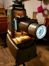 Retro 1950 ‼️alter DIA Projektor 2fach DIA Wechsler + Leinwand 
