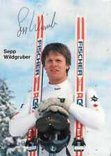 Sepp Wildgruber Autogrammkarte Ski Alpin Fischer RC4 Deutscher Meister