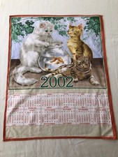 Geschirrtuch Kalender 2002