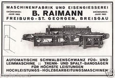Maschinenfabrik Raimann Freiburg Reklame von 1921 St. Georgen Eisengießerei ad
