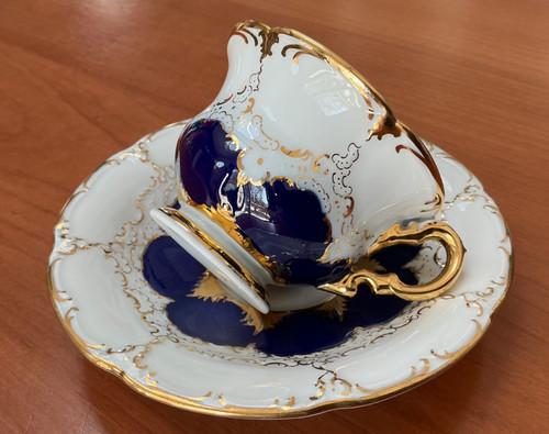 Meissen porzellan mokkagedeck - meissen,