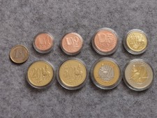 Satz 8 Münzen Euro Proben 1 ct - 2 Euro Monaco 2005 Specimen in Kapsel