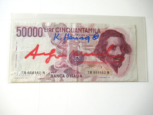 Warhol haring echte - b), a.warhol/k.haring: