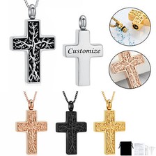 Kreuz Urne Halskette Asche