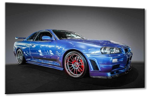 Leinwand bild nissan skyline - leinwand,