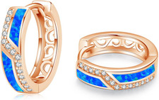 Mehrfarbig opal ohrringe - mehrfarbig,