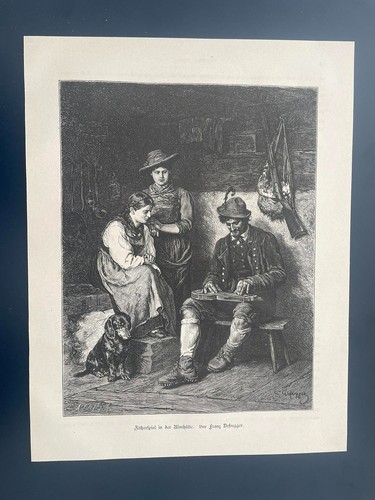 Zitherspiel der almhütte - in,