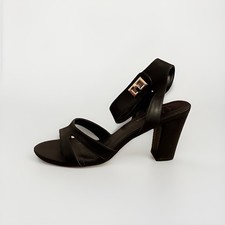 Damen Schuhe Sergio Todzi  Blockabsatz  Riemchenschuhe 39 schwarz  Kunstleder