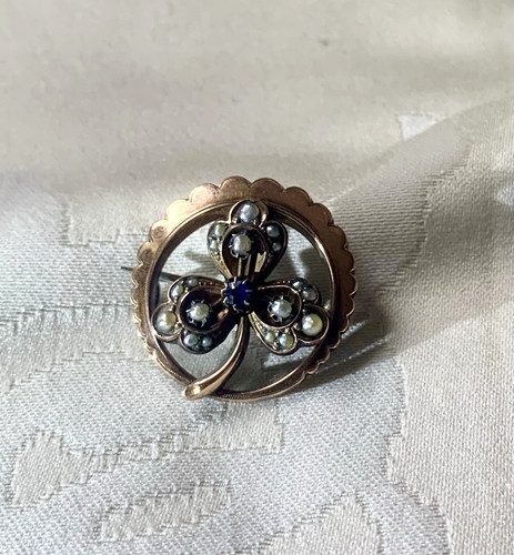 Antike edle jugendstil brosche - edle,
