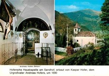 St Leonhard Passeier Andreas Hofers Betstuhl Hofersche Hauskapelle am Sandhof
