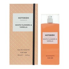 Notebook White Flowers Vanilla