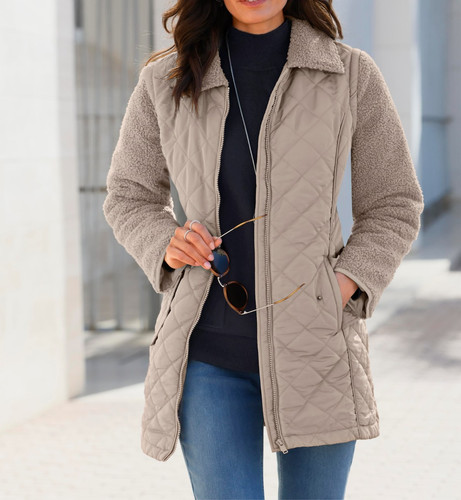 Damen jacke weste - witt, weiden