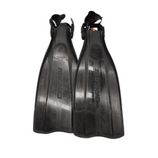 Cressi Pro Light Tauchflossen mit offenem Fersenbereich, Schwarz, XS/S (35/38)