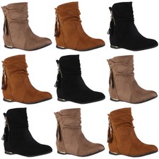 Damen Schlupfstiefeletten