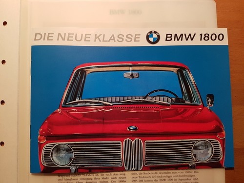 Bmw 1800 prospekt archiv - 1800,