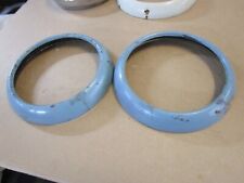 Oldtimer Hanomag Blitz Mercedes Scheinwerfer Lampenring Zierring iD Ø180mm SET