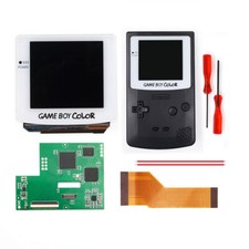White OLED AMOLED Laminated Touch Screen Kit For GameBoy Color Built-in Menu