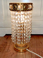 Tischlampe Messing vergoldet