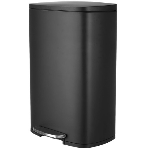 Edelstahl mülleimer 50l - edelstahl,
